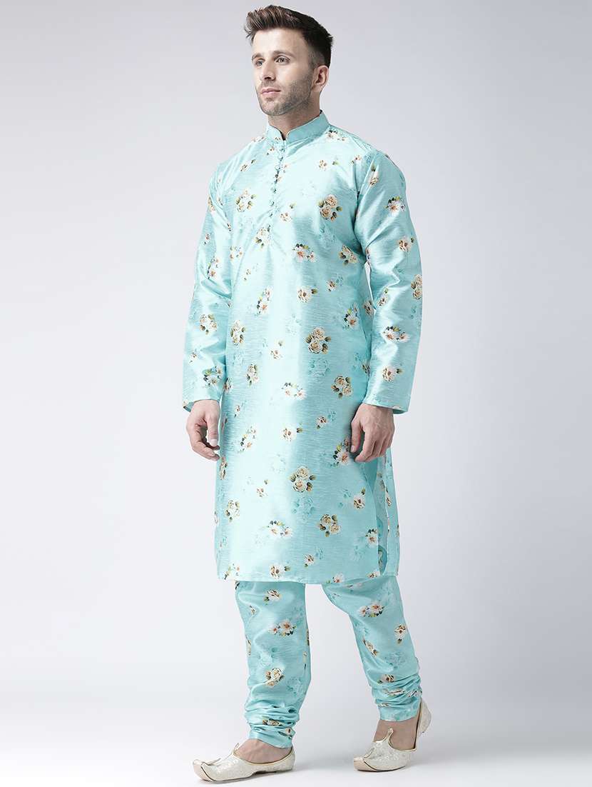 light blue floral ethnic wear set  - 17585777 -  Standard Image - 1
