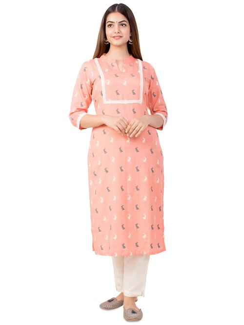 women's straight kurta - 17586879 - Standard Image - 0