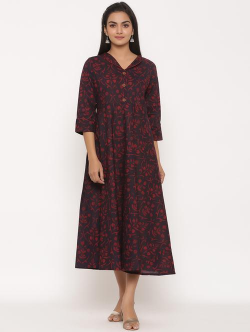 women's flared kurta - 17586900 -  Standard Image - 0