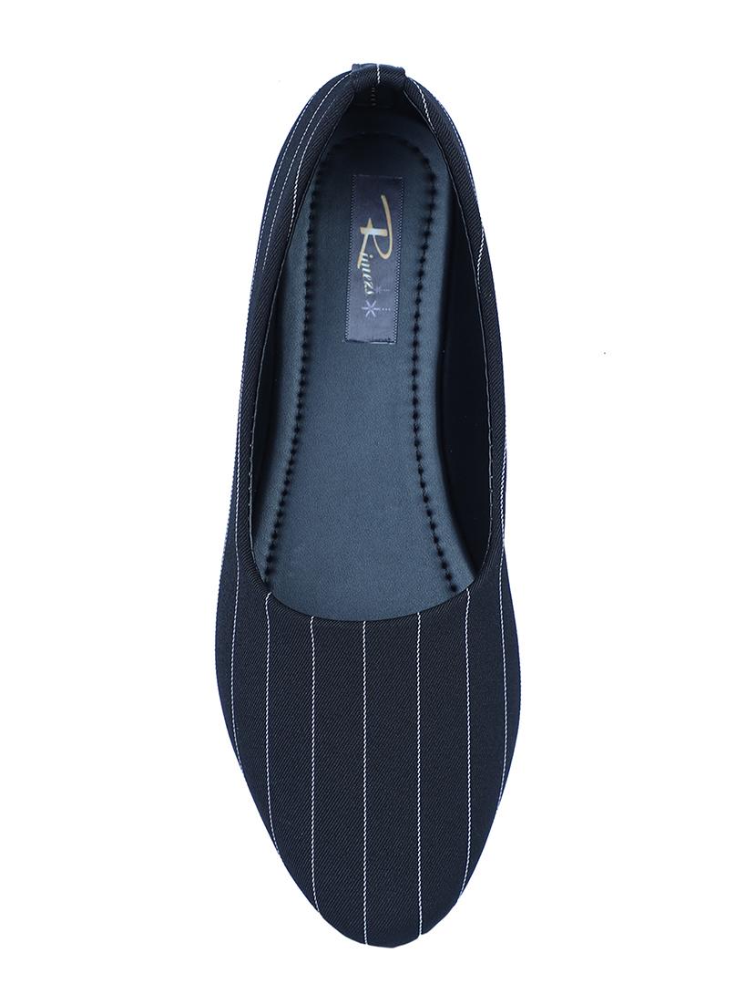 black fabric slip on ballerina - 17587940 - Standard Image - 4