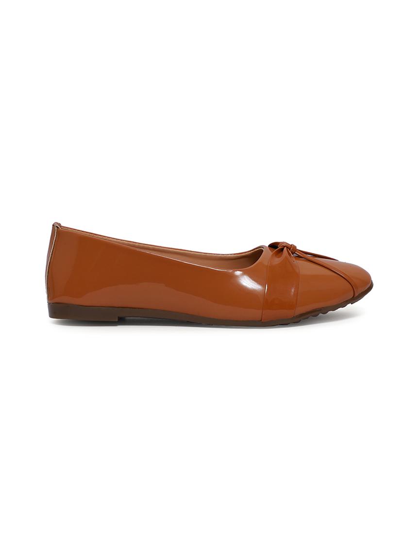 tan tpr slip on ballerina - 17587946 - Standard Image - 1