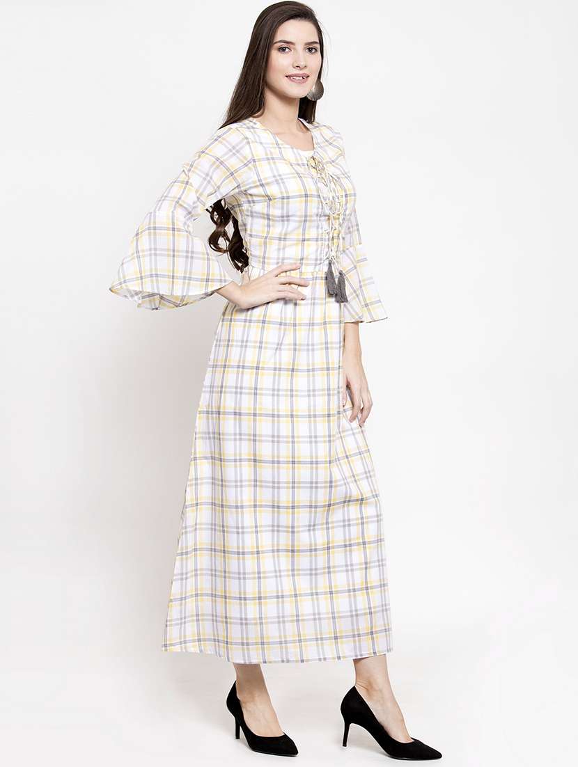 women's fit & flare tie & dye dress - 17588206 - Standard Image - 1