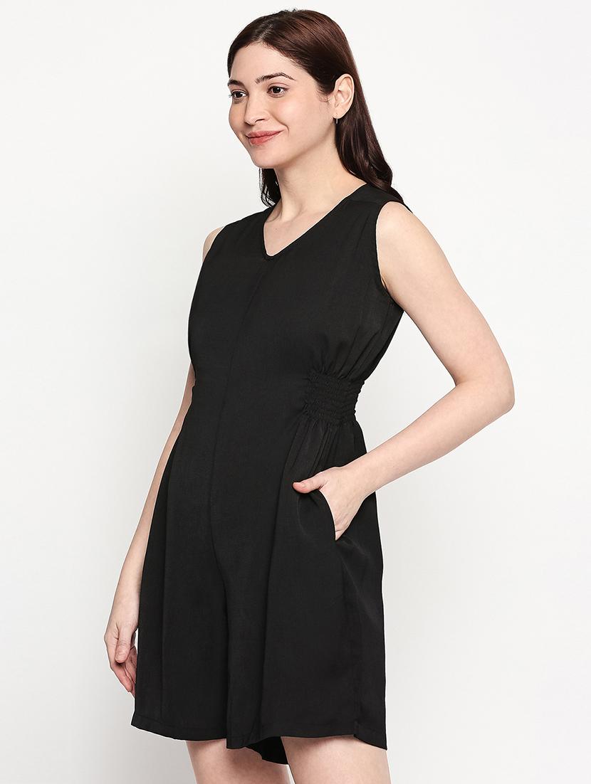 pocket detail flared romper  - 17588263 -  Standard Image - 1