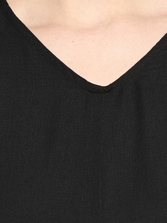 pocket detail flared romper - 17588263 - Standard Image - 4