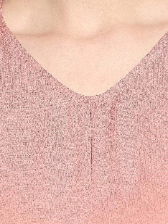 pocket detail flared romper - 17588264 - Standard Image - 4
