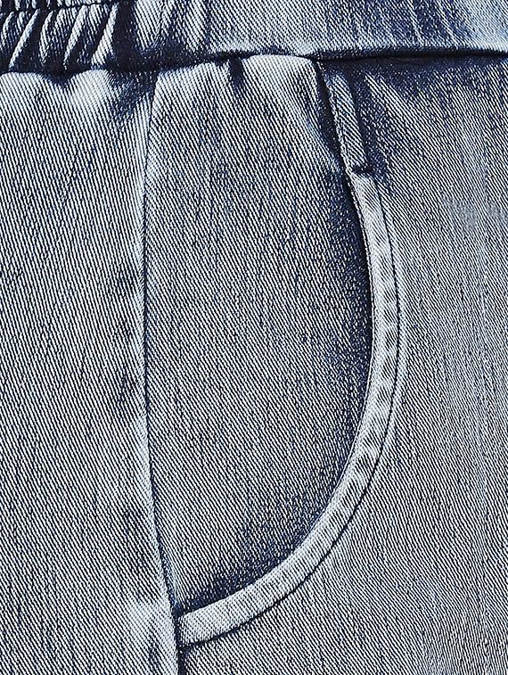 blue denim shorts - 17588279 - Standard Image - 4