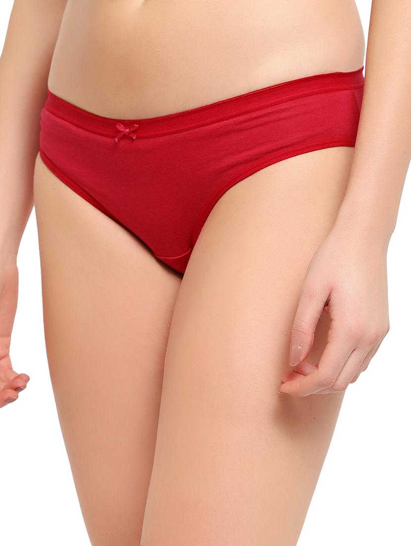 red solid bikini panty - 17588296 -  Standard Image - 1
