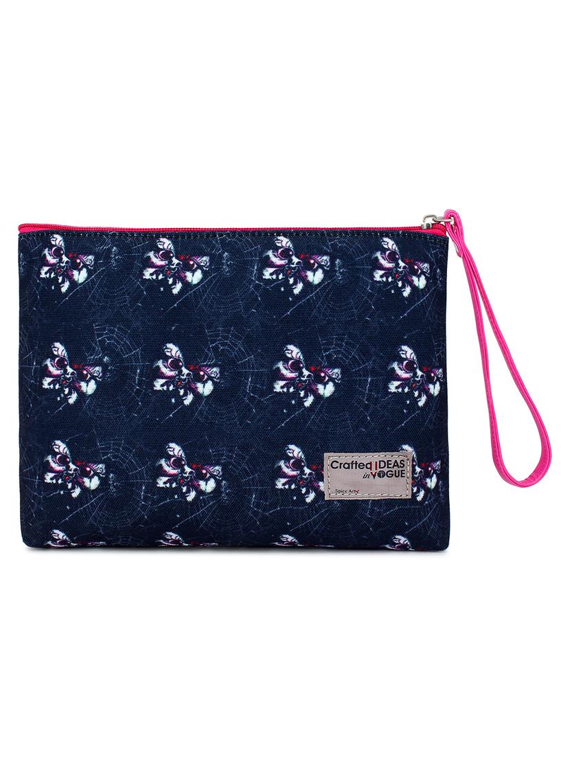 grey canvas regular pouch