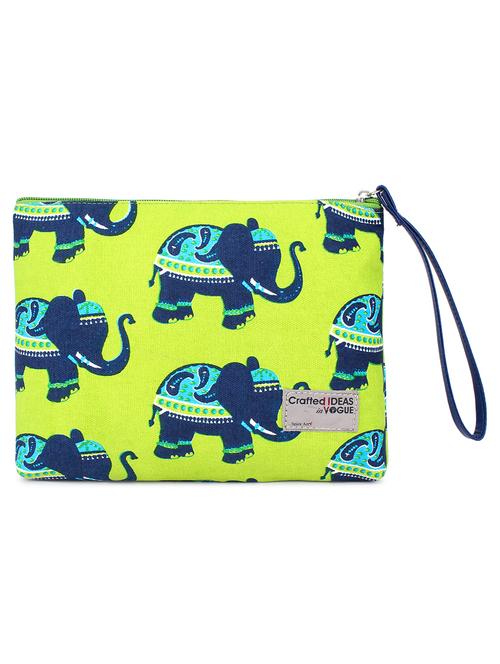 green canvas regular pouch - 17588629 -  Standard Image - 0