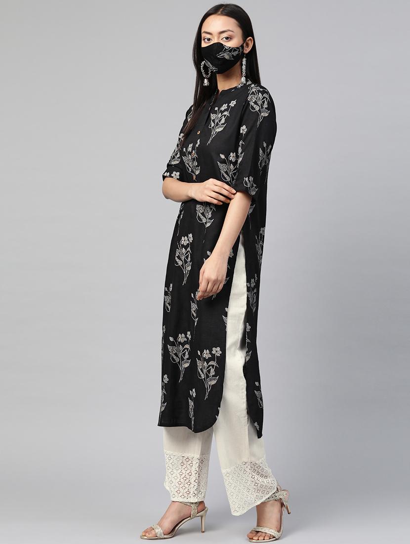 women's straight kurta - 17588653 - Standard Image - 1