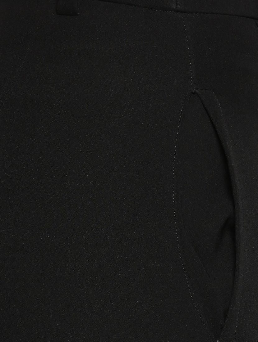 high rise flat front trouser - 17589097 - Standard Image - 4