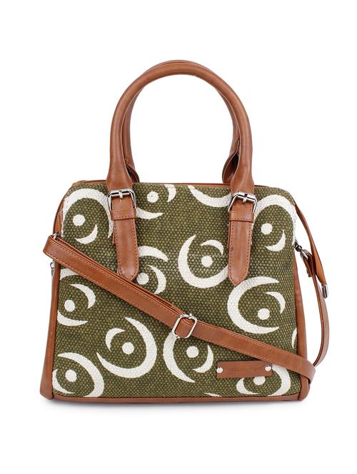 green leatherette (pu) handbag - 17590373 - Standard Image - 0