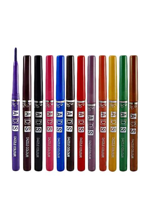 ads pack of 12 dazzle color eyeliner - 17590403 -  Standard Image - 0