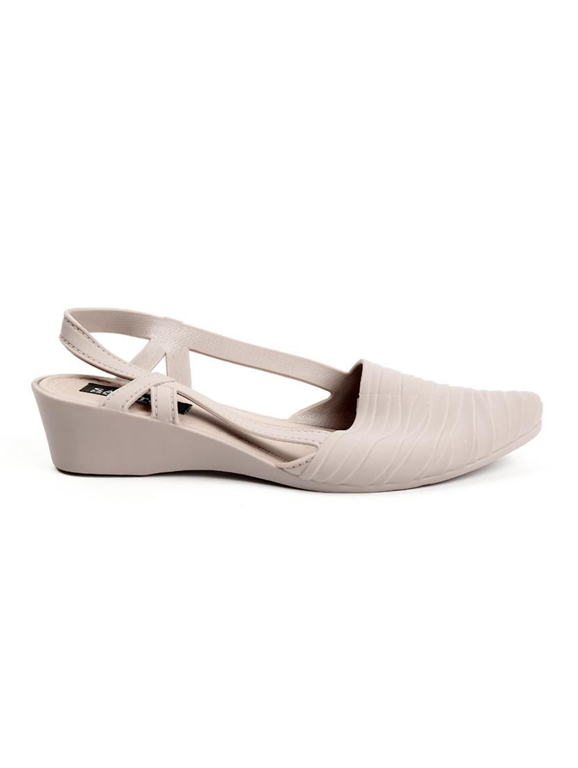 pink rubber slip on ballerina - 17590636 -  Standard Image - 1