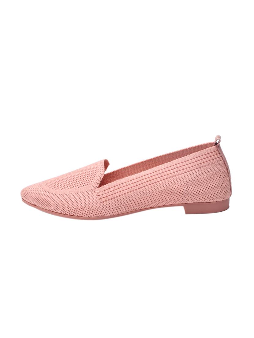 pink fabric slip on ballerina - 17590641 -  Standard Image - 1
