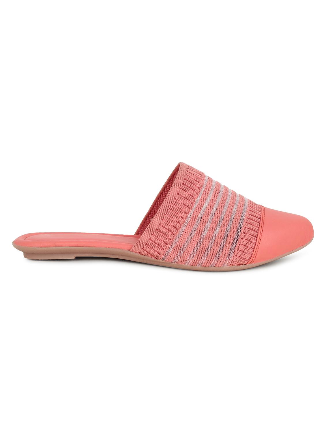 pink synthetic slip on sandals - 17591890 -  Standard Image - 1
