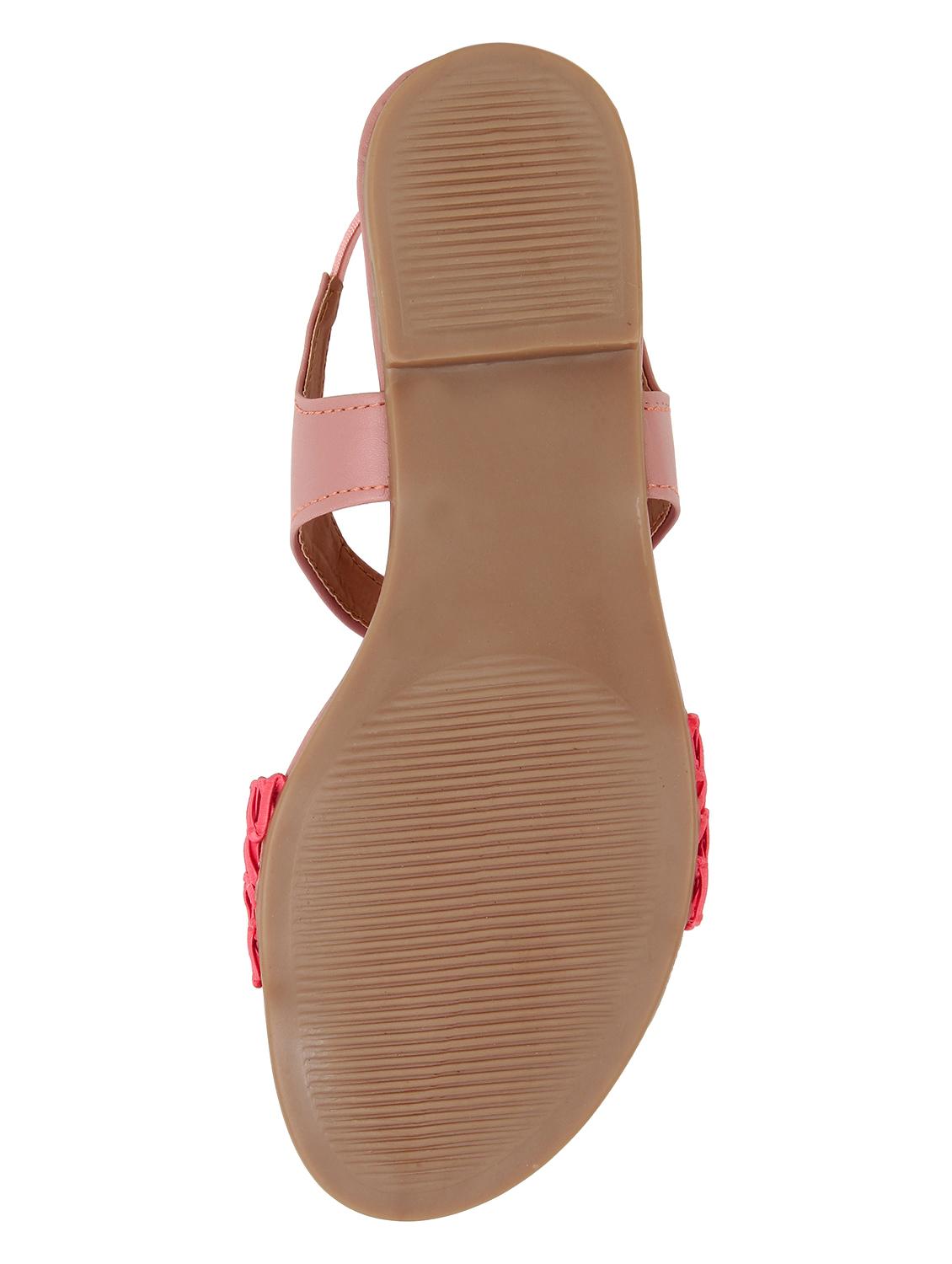 pink synthetic slip on sandals - 17592189 - Standard Image - 4