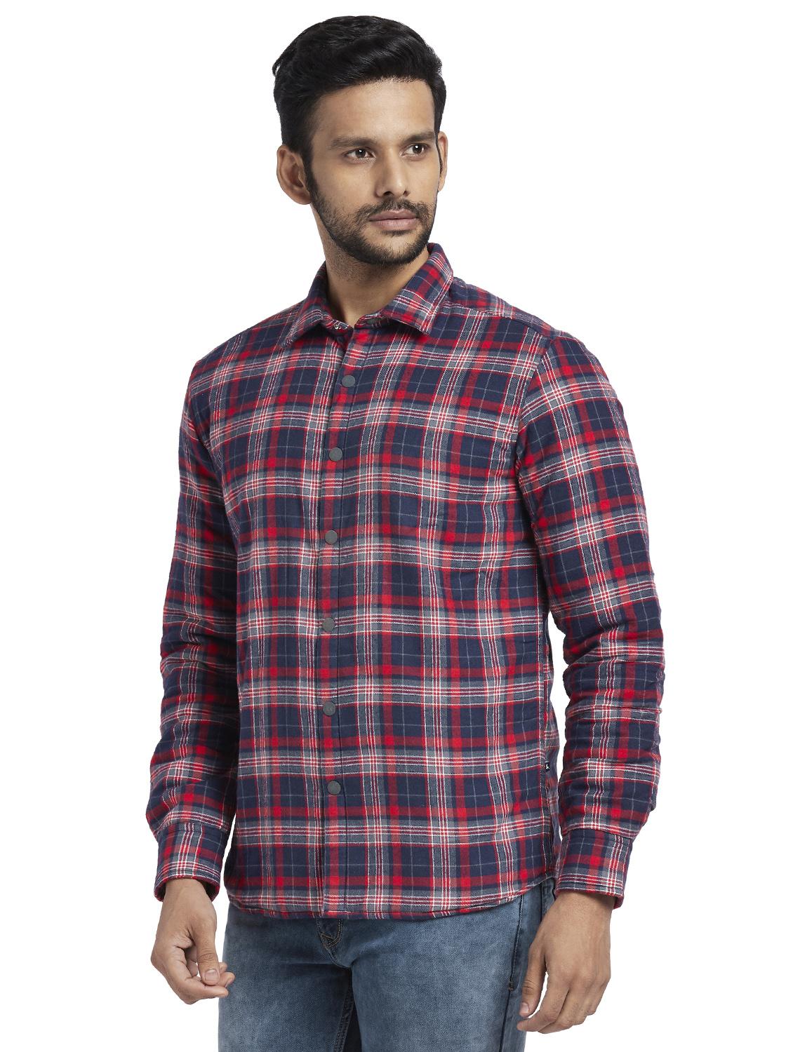 multi colored checkered casual shirt - 17592506 - Standard Image - 1