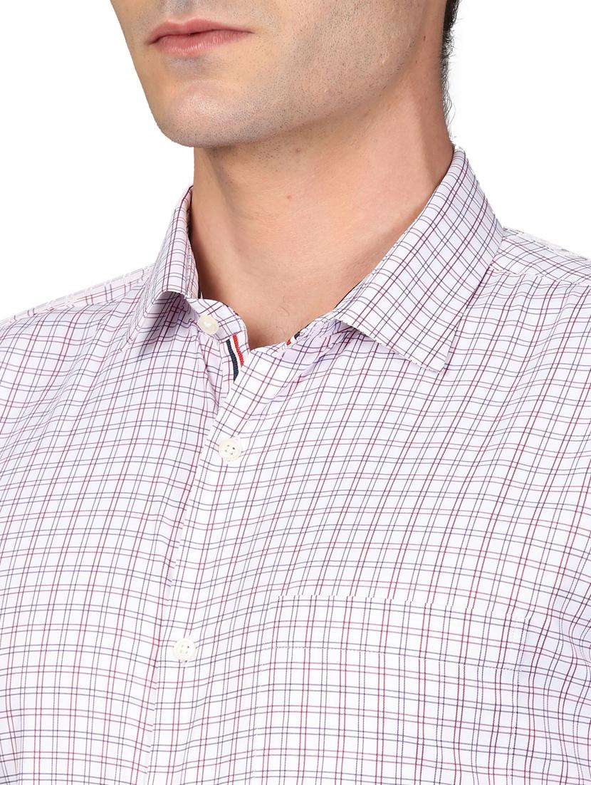 white checkered formal shirt - 17592637 - Standard Image - 4