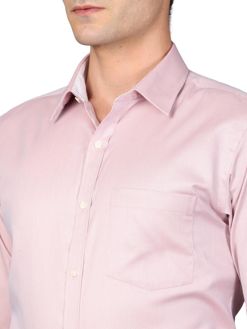 pink self design formal shirt - 17592651 - Standard Image - 4