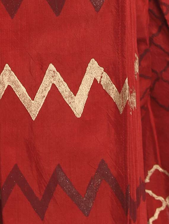 red cotton dhoti - 17592779 - Standard Image - 4