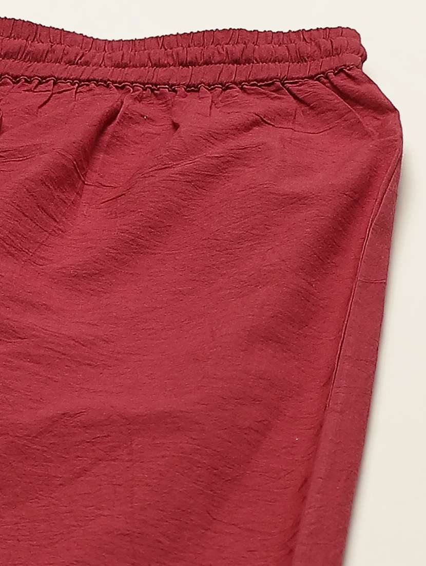 red cotton palazzo - 17592906 -  Standard Image - 4