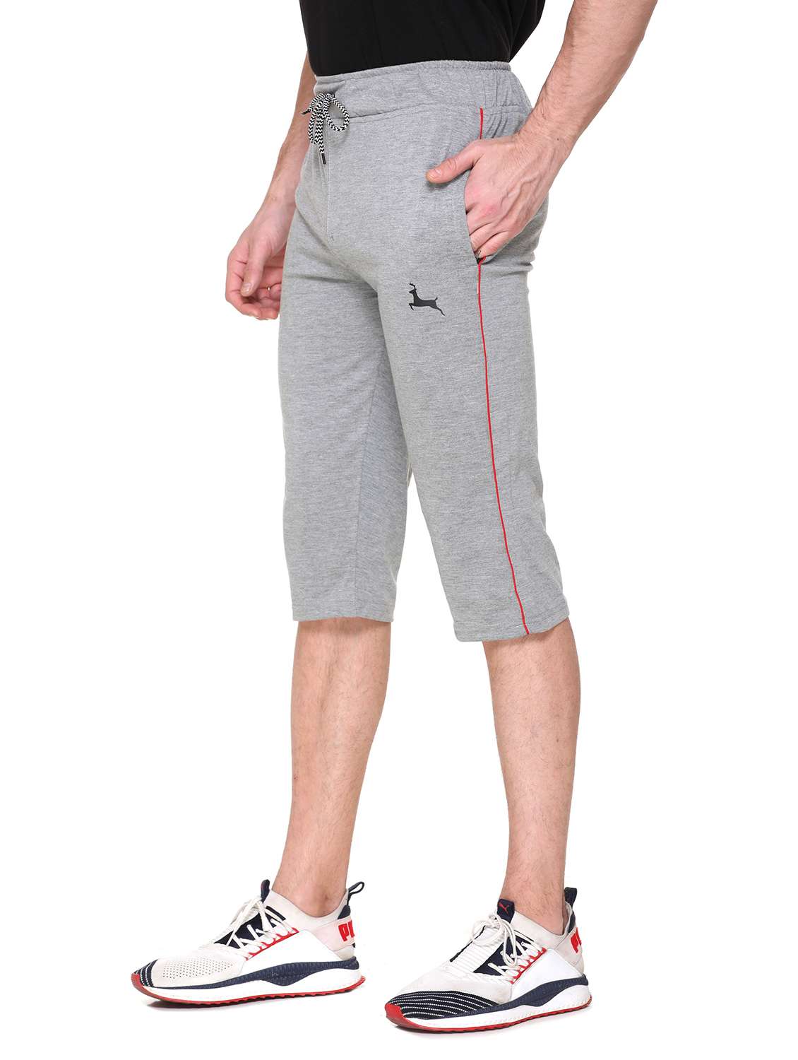 grey solid three - fourth - 17595145 -  Standard Image - 1