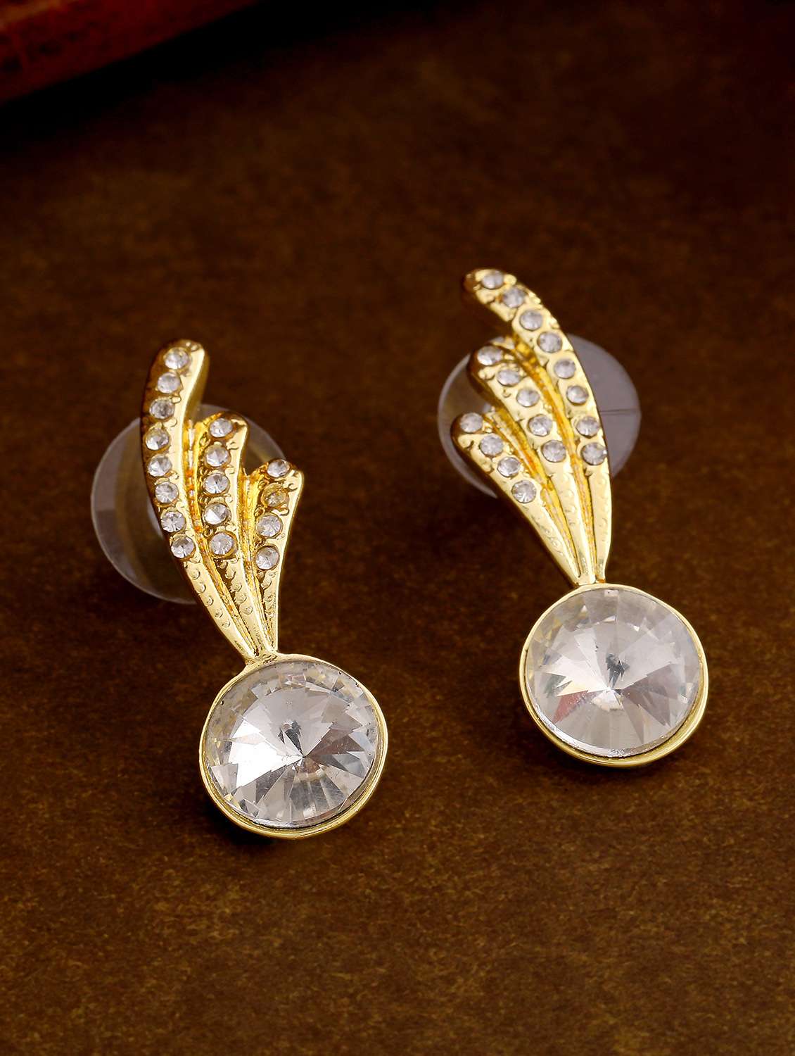  gold metal studs earring
