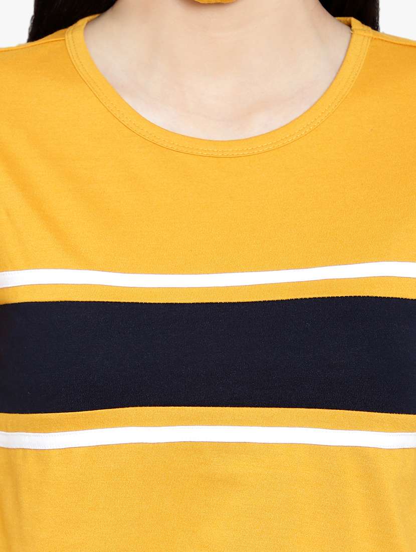 women's crop round neck t-shirt - 17596219 -  Standard Image - 6