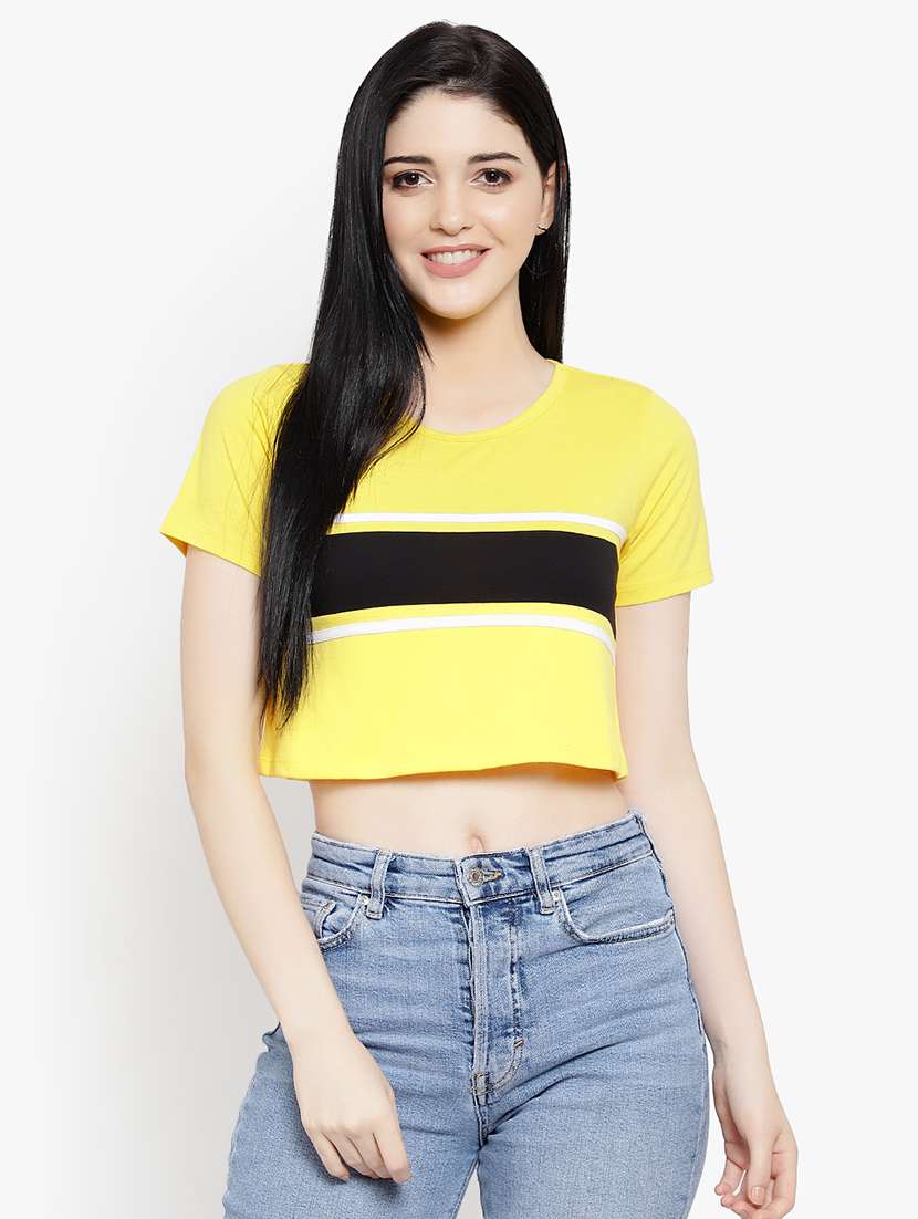 round neck crop top 