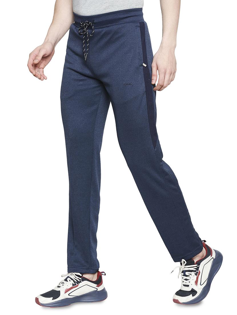 navy blue side taped full length track pant - 17599520 -  Standard Image - 1