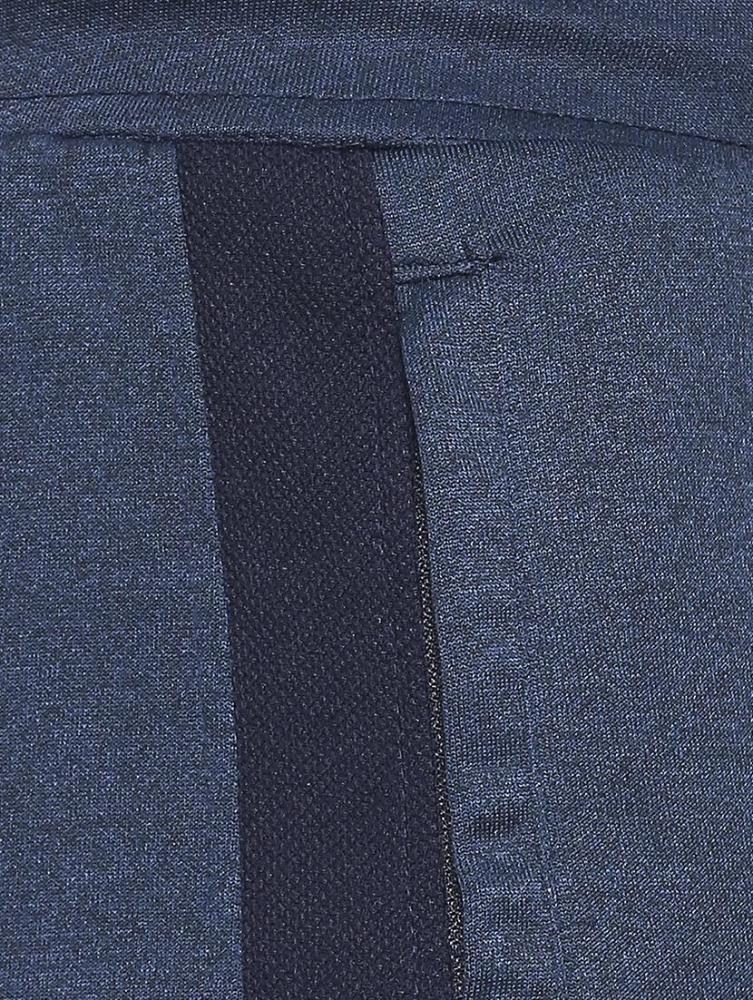 navy blue side taped full length track pant - 17599520 - Standard Image - 4
