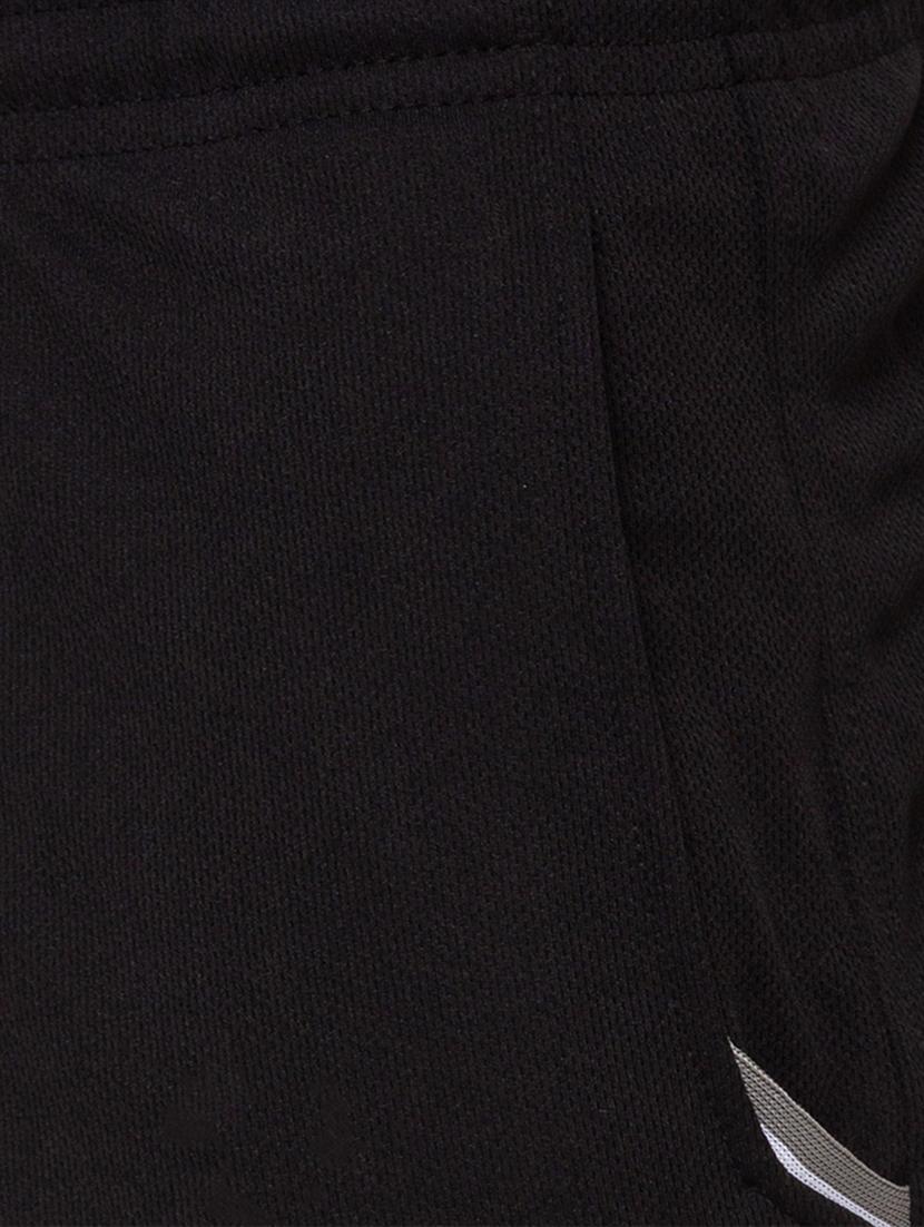 black solid shorts - 17599531 - Standard Image - 4