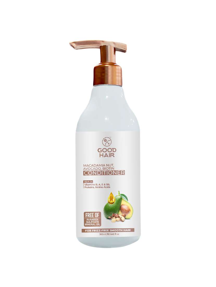 good hair macadamia nut,  avocado, biotin conditioner