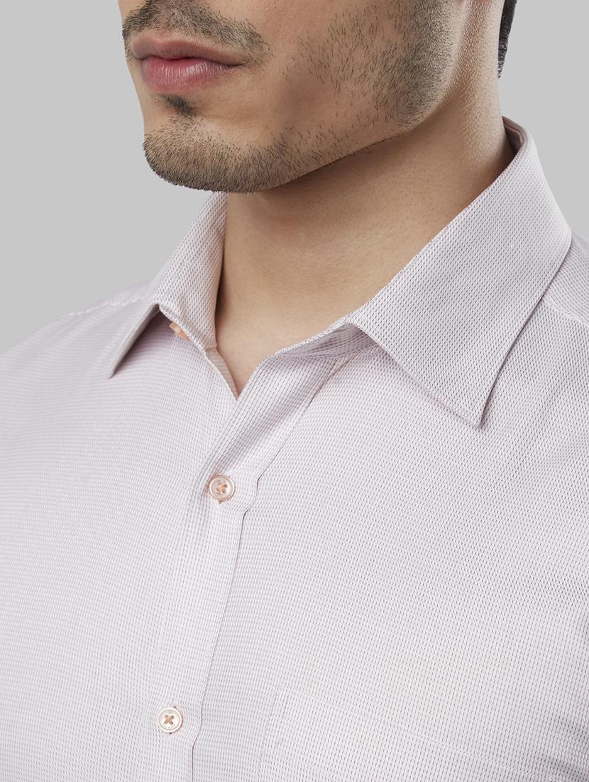 pink self design formal shirt - 17604304 - Standard Image - 4