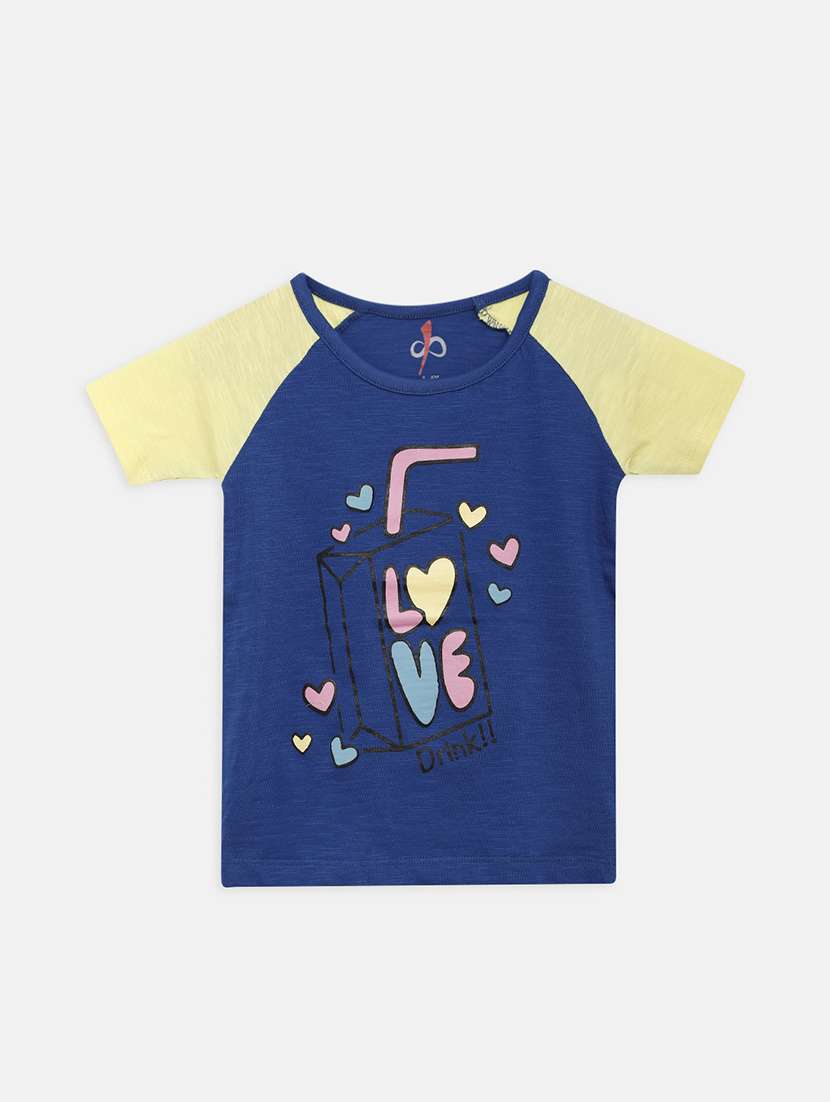 girls round neck top