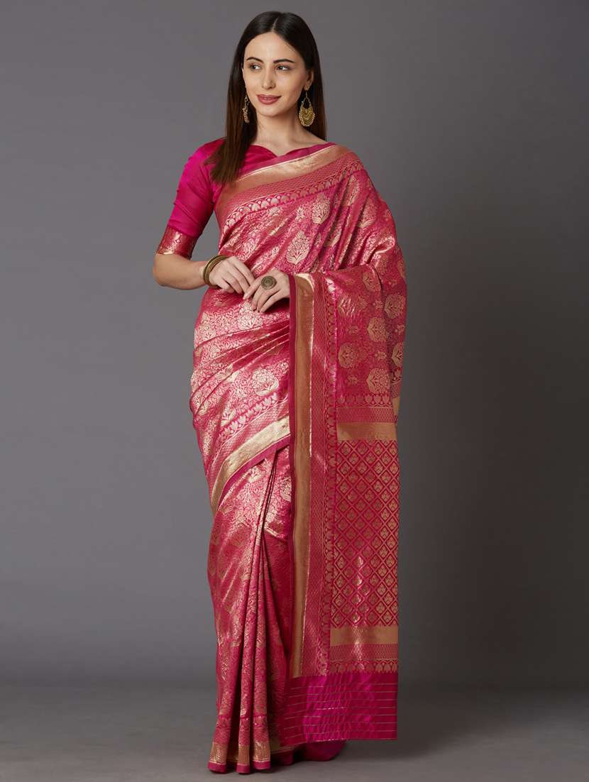 women's banarasi saree with blouse