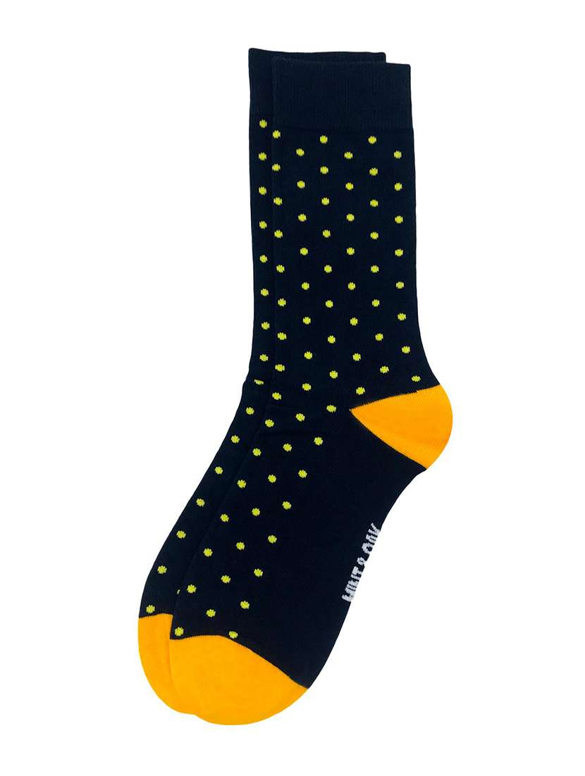 men printed above ankle length socks