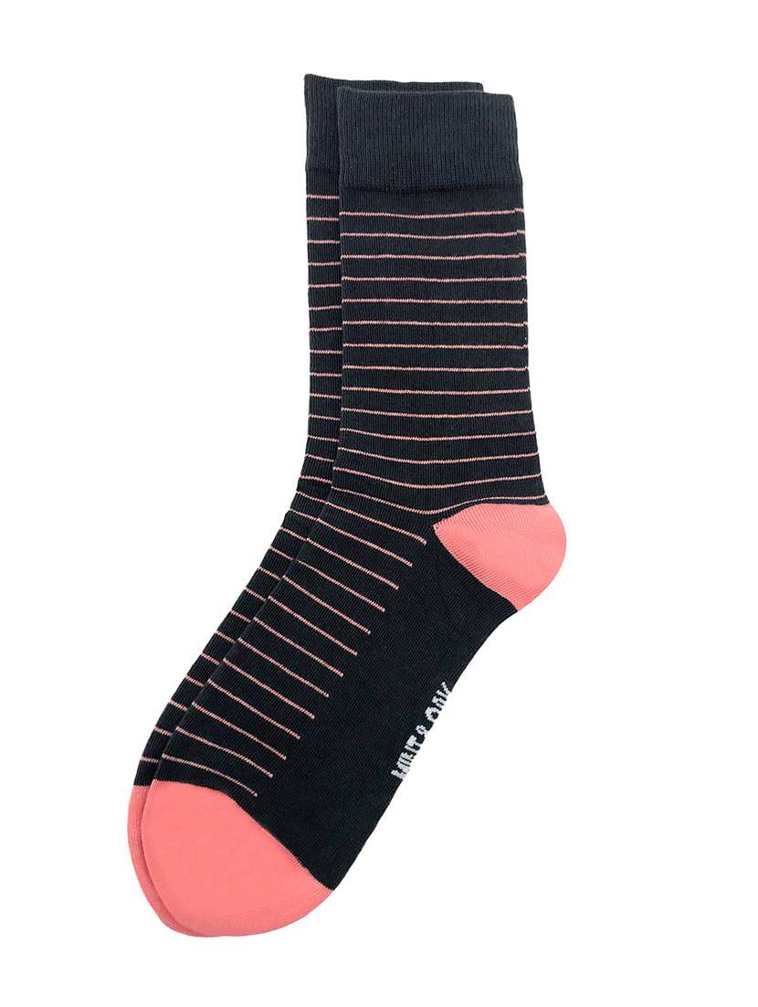 men striped ankle length socks