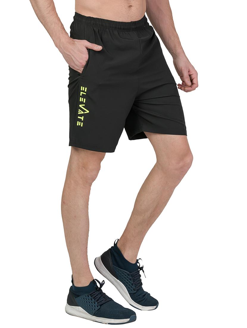 black printed shorts - 17610991 - Standard Image - 1