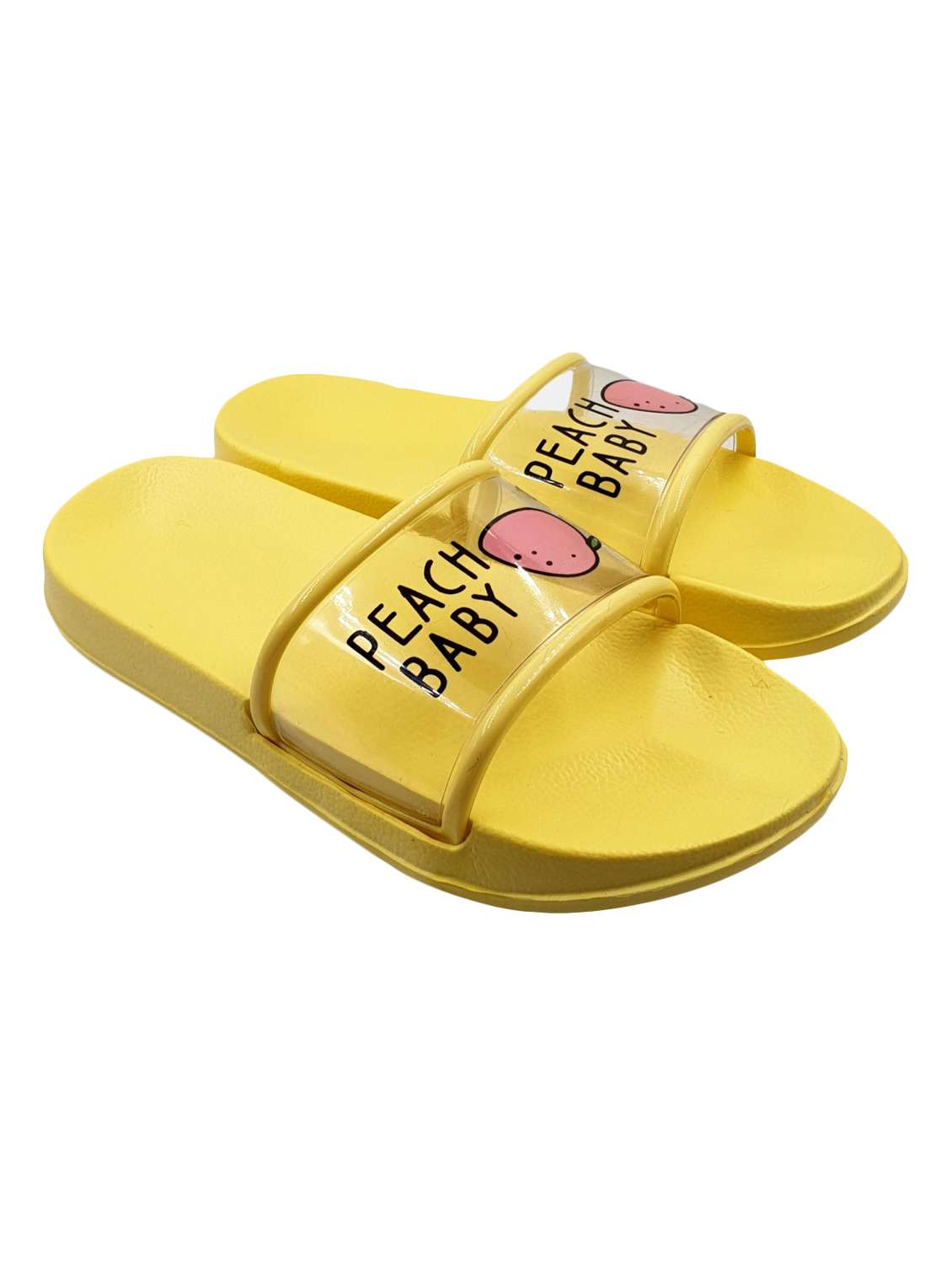 yellow slip on  flip flop - 17611066 -  Standard Image - 1