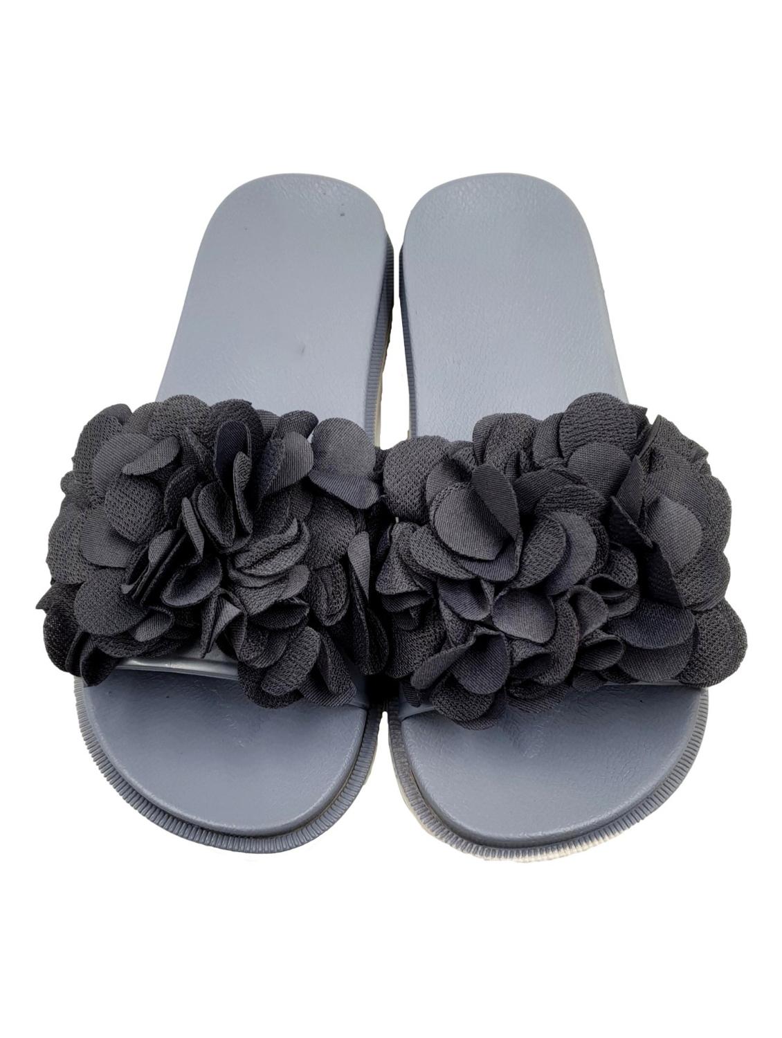 grey slip on flip flop - 17611079 - Standard Image - 4