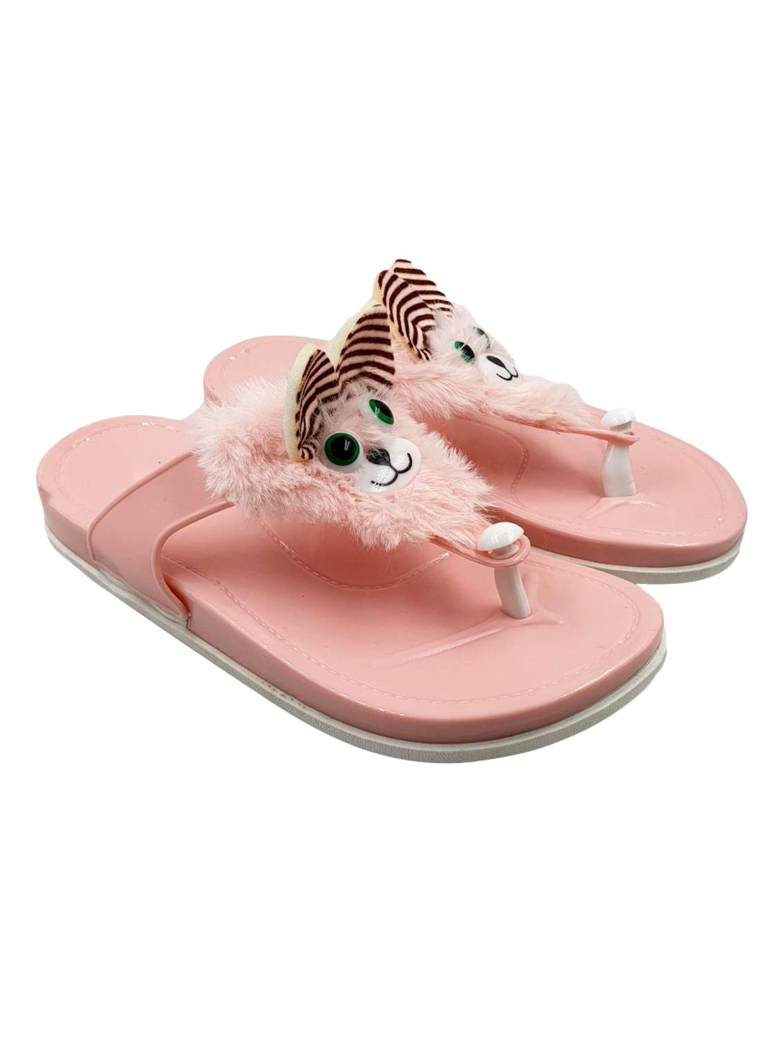 pink toe separator flip flop - 17611081 - Standard Image - 1
