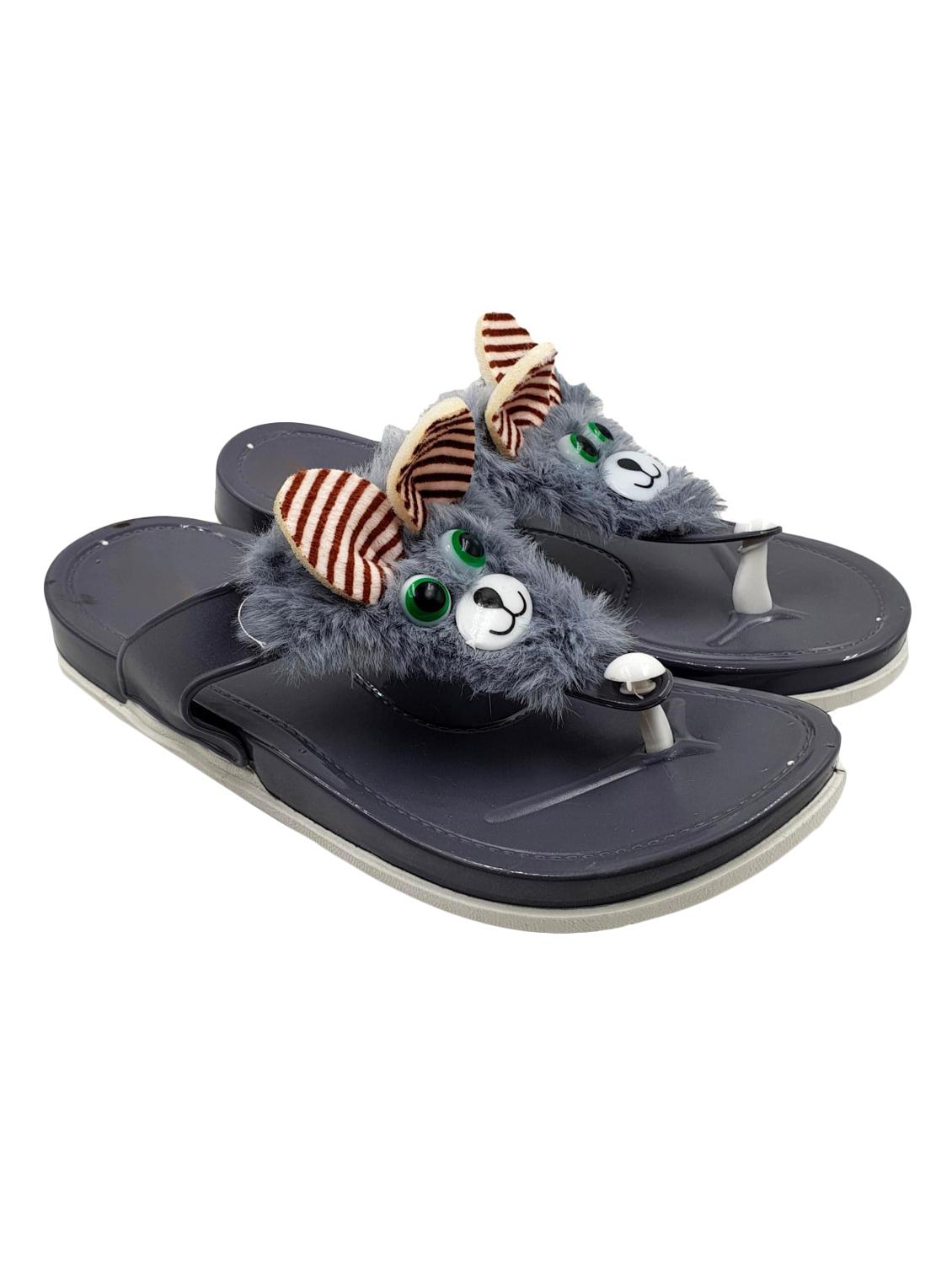 grey toe separator flip flop - 17611083 - Standard Image - 1