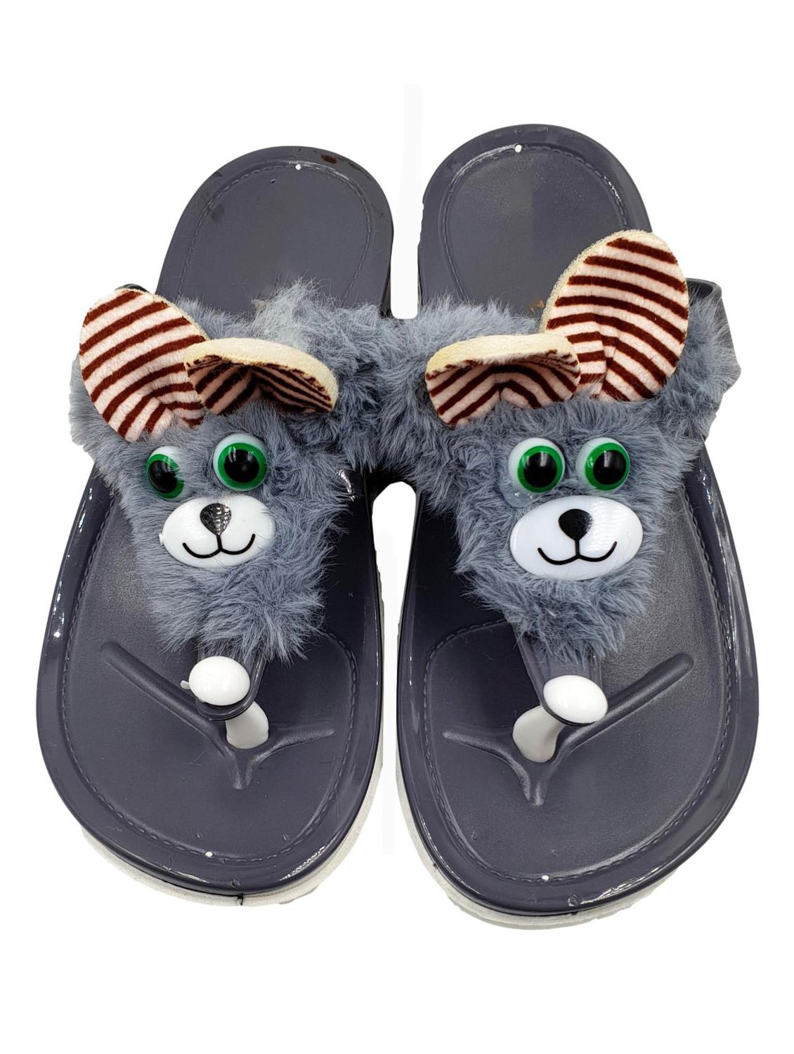 grey toe separator flip flop - 17611083 - Standard Image - 4