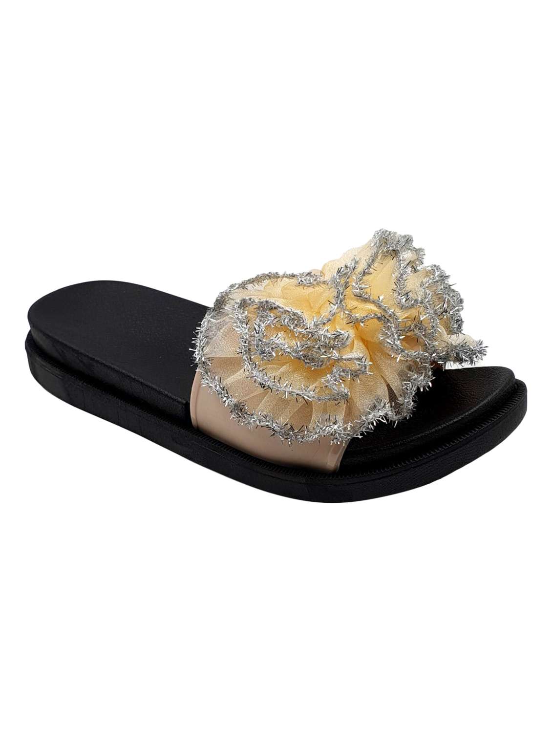 yellow slip on  flip flop - 17611089 -  Standard Image - 1