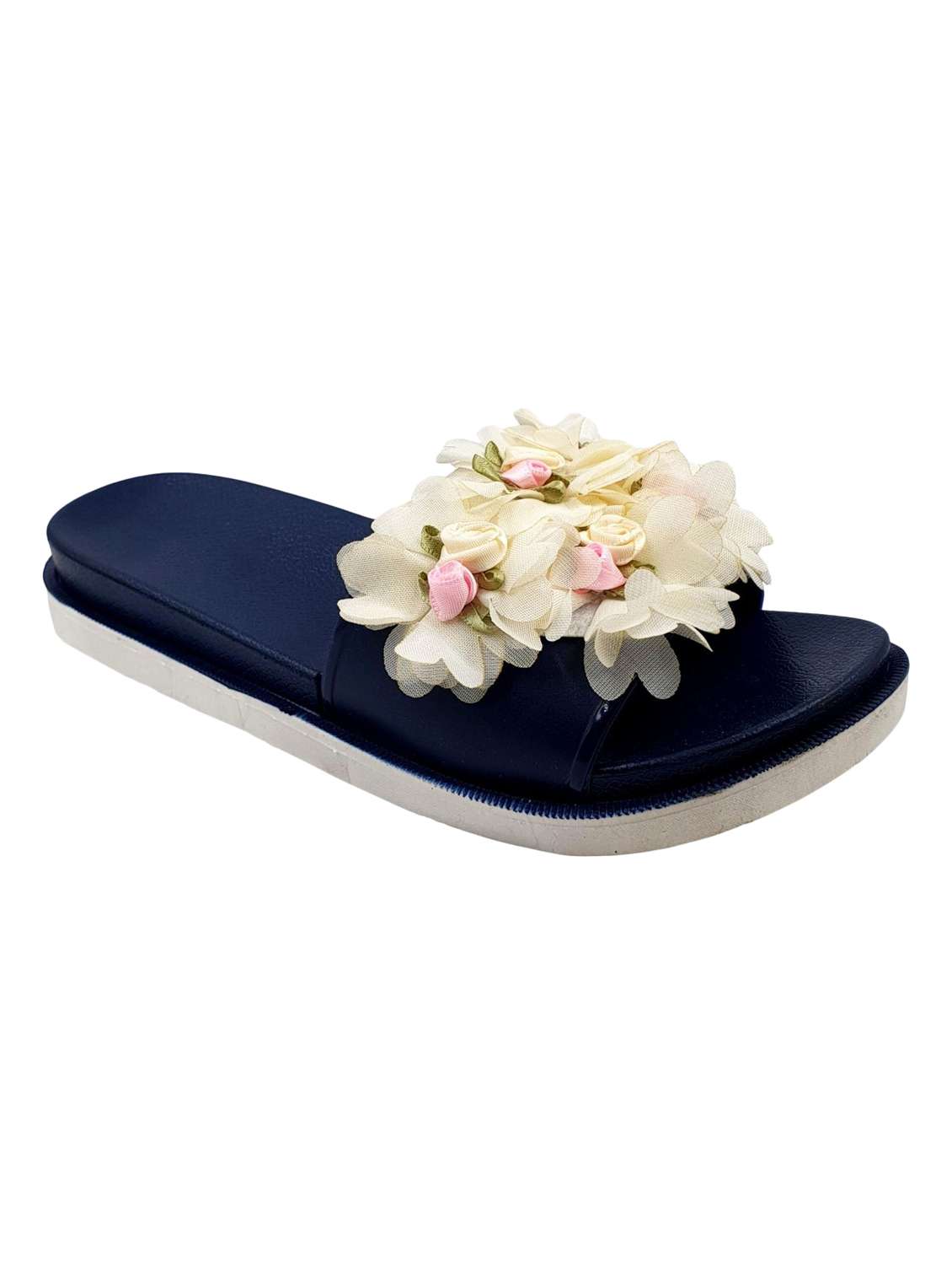 blue slip on  flip flop - 17611093 -  Standard Image - 1