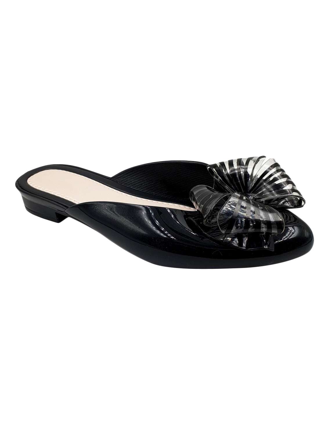 black slip on  ballerina - 17611115 -  Standard Image - 1