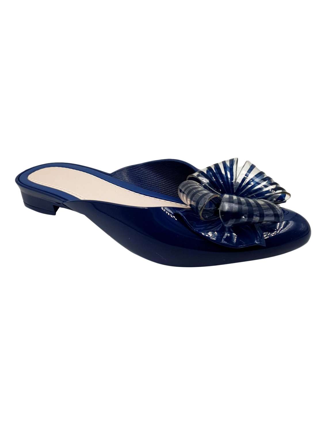 blue slip on  ballerina - 17611116 -  Standard Image - 1