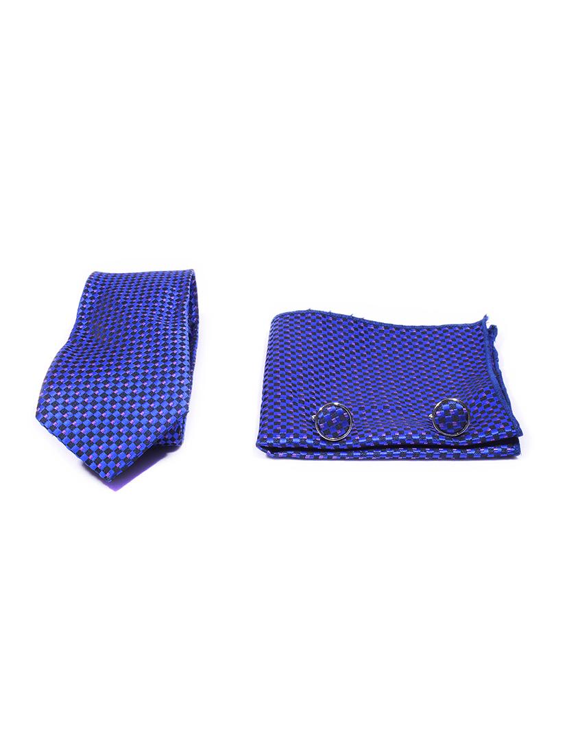 blue polyster tie - 17611316 - Standard Image - 1